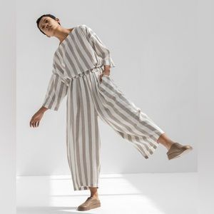 Black Crane wide stripe set, size Small